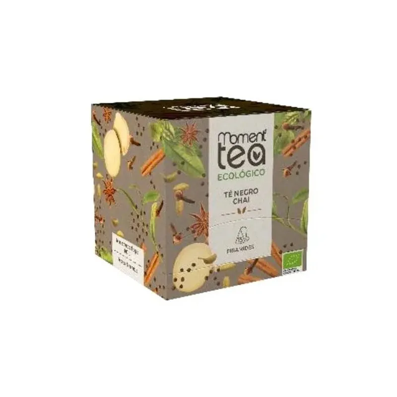 MOMENT TEA Té Negro Chai 15 Piramides