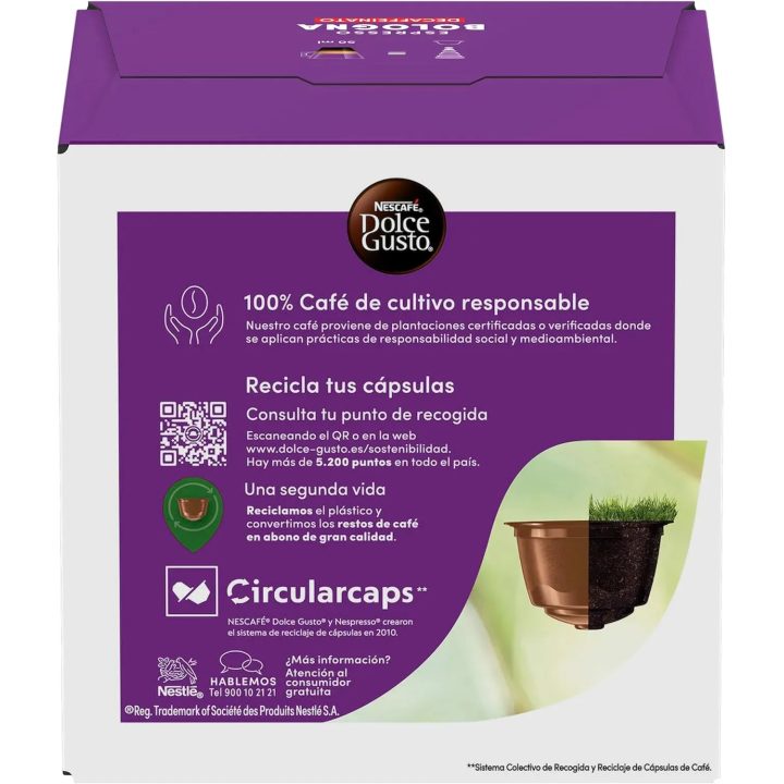 NESCAFÉ® Dolce Gusto® Espresso Bologna Descafeinado 14 Cápsulas