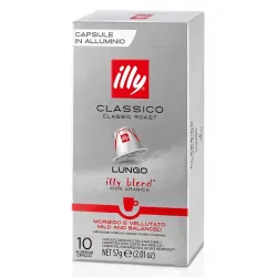 illy Lungo Classico 10 Cápsulas Compatibles Nespresso®*