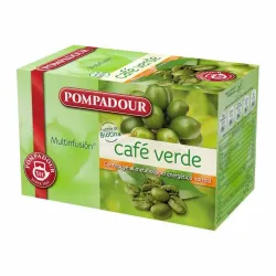 Café Verde Pompadour 20 bolsitas