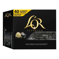 L'OR Espresso Onyx compatibles Nespresso® 40 cápsulas
