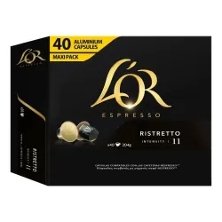 L'OR Espresso Ristretto compatibles Nespresso® 40 cápsulas