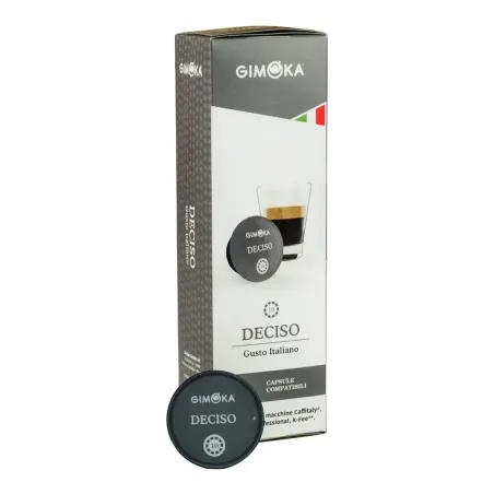 Café Deciso Gimoka 10 cápsulas Sistema Caffitaly®