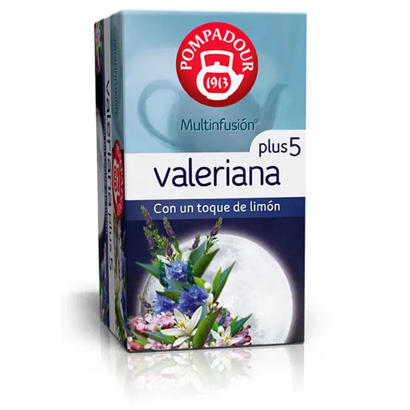 Valeriana plus 5 Pompadour con un toque de limón 20 u.