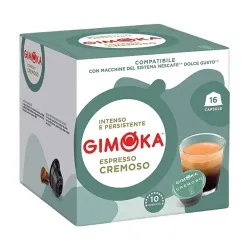 Gimoka Espresso Cremoso compatibles Dolce Gusto® 16 Cápsulas