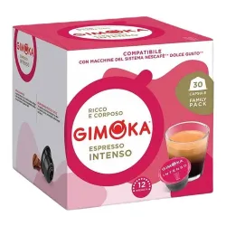 Gimoka Espresso Intenso compatibles Dolce Gusto® 30 Cápsulas