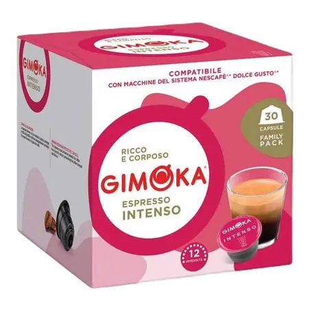 Gimoka Espresso Intenso compatibles Dolce Gusto® 30 Cápsulas