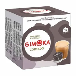 Gimoka Cortado compatibles Dolce Gusto® 16 Cápsulas