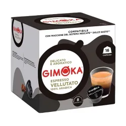 Gimoka Espresso Vellutato compatibles Dolce Gusto® 16 Cápsulas