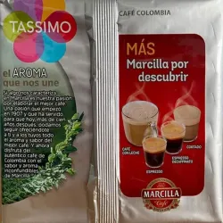 Lote 5 unidades Tassimo Marcilla Colombia