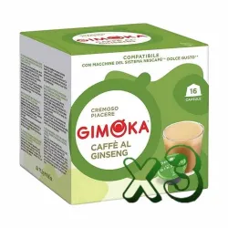 Gimoka Café al Ginseng compatibles Dolce Gusto® 48 Cápsulas