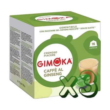 Gimoka Café al Ginseng compatibles Dolce Gusto® 48 Cápsulas