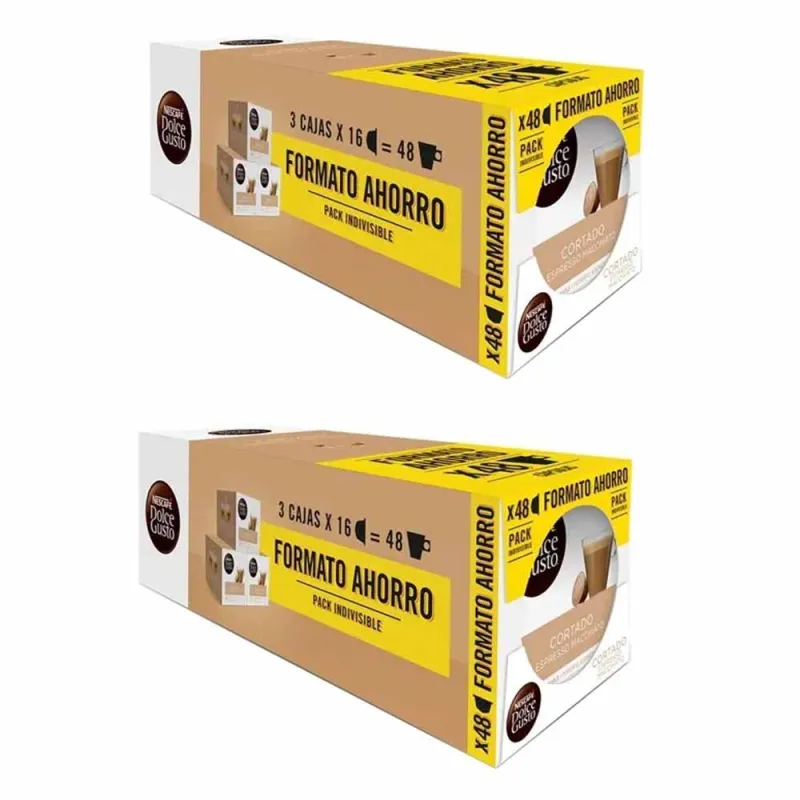 NESCAFÉ® Dolce Gusto® Cortado 96 Cápsulas en Formato Ahorro NESCAFÉ® Dolce Gusto® Cortado 96 Cápsulas en Formato Ahorro