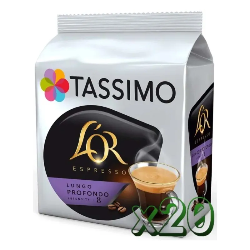 Lote 20 Tassimo L'OR Lungo Profondo Lote 20 Tassimo L'OR Lungo Profondo