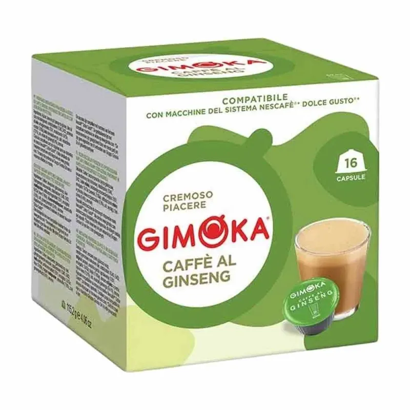 Gimoka Café al Ginseng compatibles Dolce Gusto® 16 Cápsulas