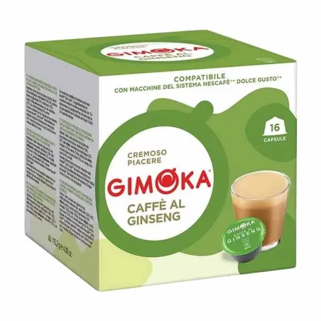 Gimoka Café al Ginseng compatibles Dolce Gusto® 16 Cápsulas