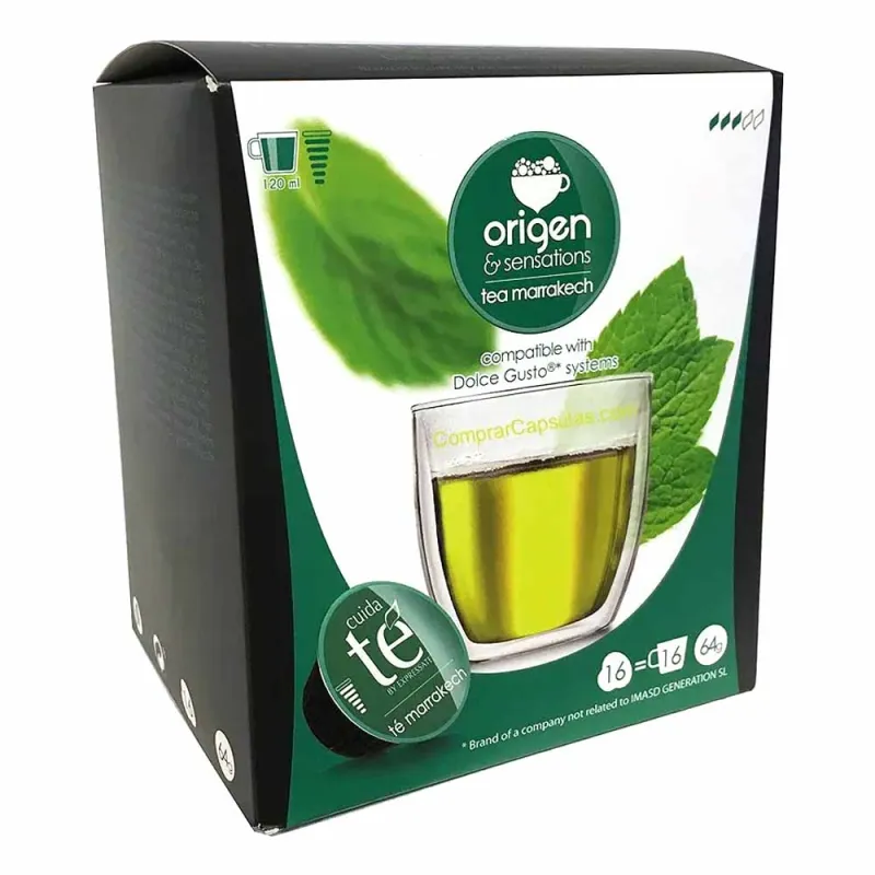 Origen Sensations Té Marrakech compatibles Dolce Gusto®* Origen Sensations Té Marrakech compatibles Dolce Gusto®*