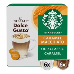 Caramel Macchiato Starbucks 12 Cápsulas by NESCAFÉ® Dolce Gusto®