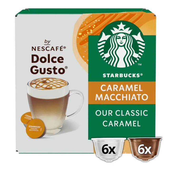Caramel Macchiato Starbucks 12 Cápsulas by NESCAFÉ® Dolce Gusto®