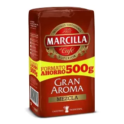 Café molido mezcla Gran Aroma Marcilla 500 g.