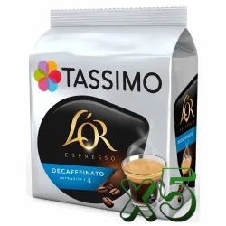 Lote 5 Tassimo L'OR Descafeinado
