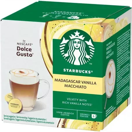 Macchiato Vanilla Starbucks 12 Cápsulas by NESCAFÉ® Dolce Gusto®