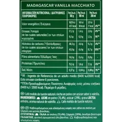 Valor nutricional Macchiato Vainilla Starbucks 12 Cápsulas by NESCAFÉ® Dolce Gusto®