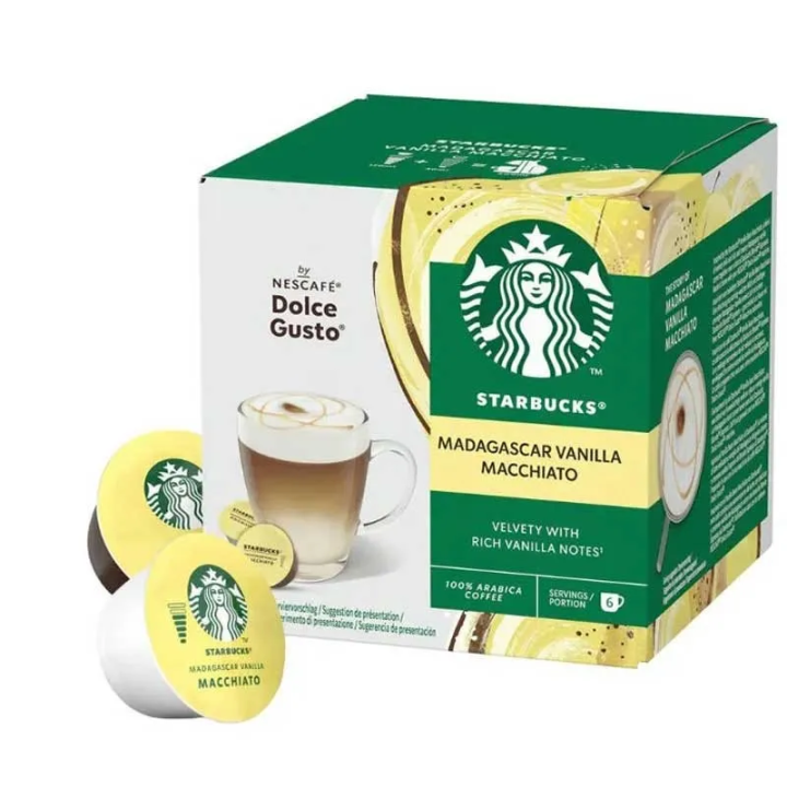 Macchiato Vanilla Starbucks 12 Cápsulas by NESCAFÉ® Dolce Gusto®