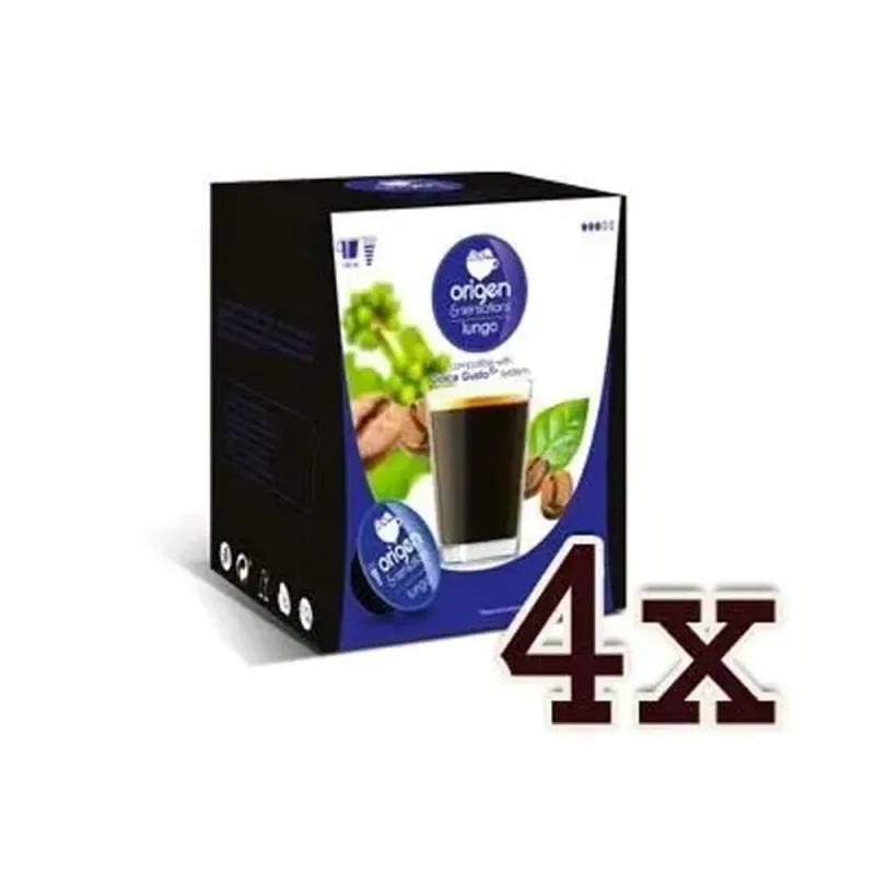 Pack 4 Origen Sensations Lungo 64 Cápsulas