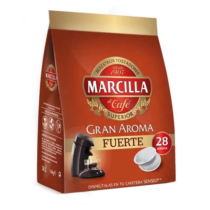 Marcilla 28 monodosis cafe fuerte natural para Senseo®