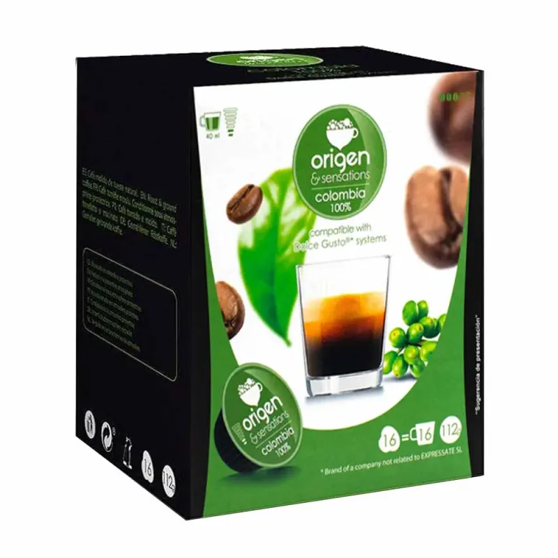 Origen Sensations Café Colombia 16 Cápsulas