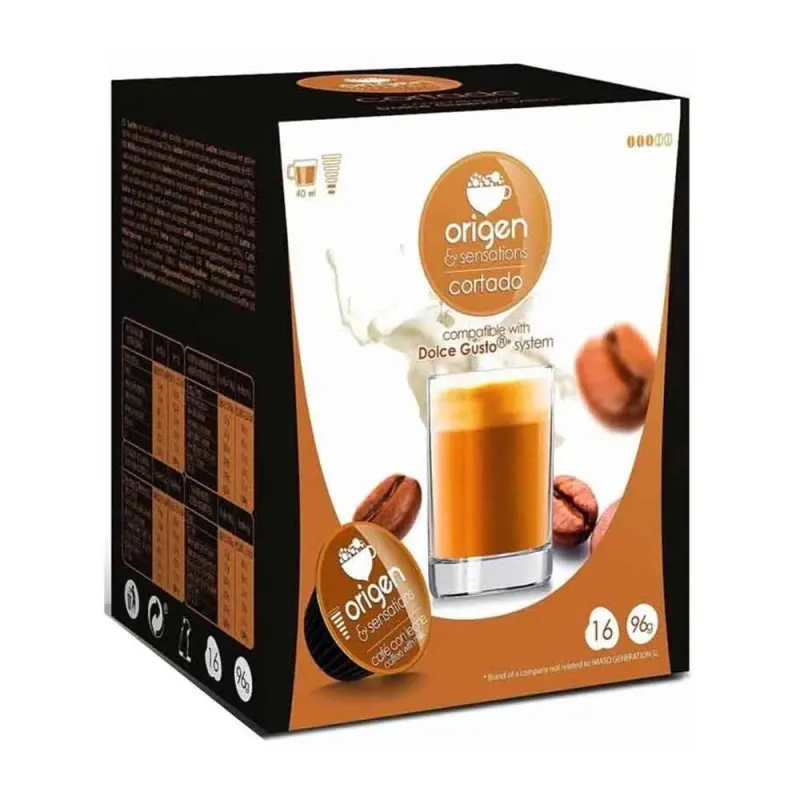 Origen Sensations Cortado 16 Cápsulas Compatibles Dolce Gusto®*