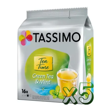 Lote 5 Tassimo Tea Time Te Verde