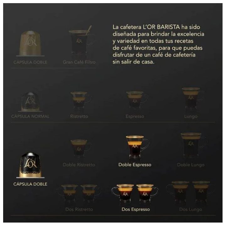 Double Ristretto L'oR 10 cápsulas XXL sistema L'OR BARISTA
