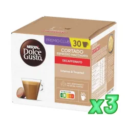 Nescafé Dolce Gusto Cortado Descafeinado 90 cápsulas