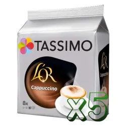 Lote 5 Tassimo L'OR Cappuccino