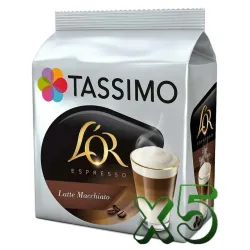 Lote 5 Tassimo L'OR Latte Macchiato