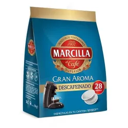 Marcilla 28 monodosis cafe descafeinado para Senseo®