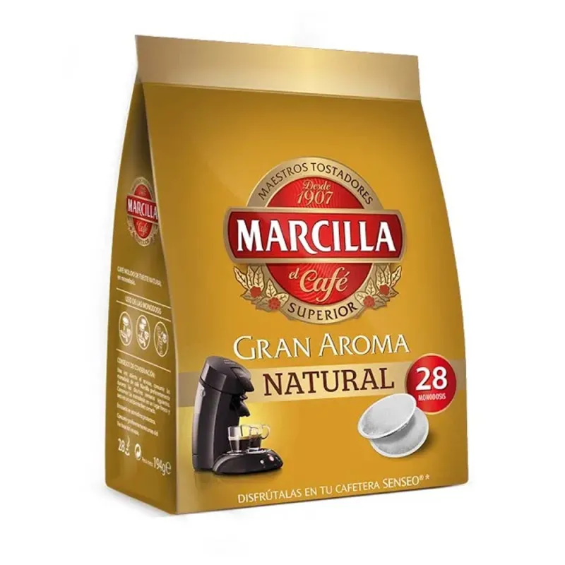 Marcilla 28 monodosis cafe natural para Senseo® Marcilla 28 monodosis cafe natural para Senseo®