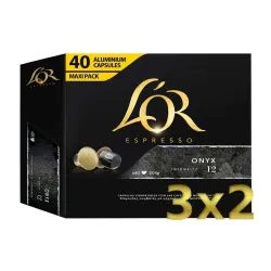 L'OR Espresso Onyx 120 cápsulas 3x2 Compatibles Nespresso®