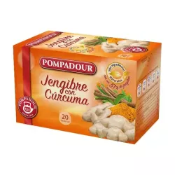 Jengibre con Cúrcuma Pompadour 20 Bebidas