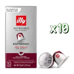 illy Intenso 10 x 10, 100 Cápsulas Compatibles Nespresso®*