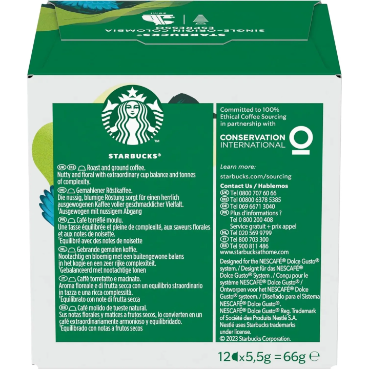 Espresso Colombia Starbucks, Dolce Gusto