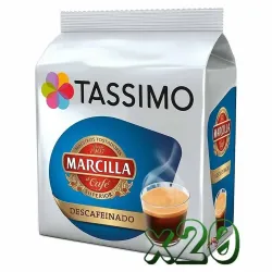Café Descafeinado 20 cajas | Tassimo Marcilla