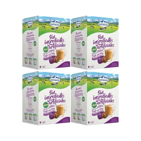 Lote x 4 Café con Leche Sin Lactosa Central Lechera Asturiana Compatibles Dolce Gusto®*