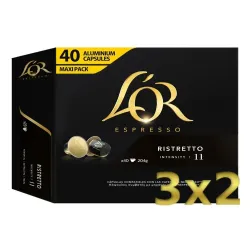 L'OR Espresso Ristretto 120 cápsulas 3x2 Compatibles Nespresso®