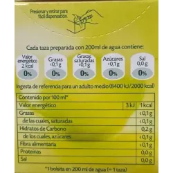 valor energético Pompadour Digestive Multinfusion