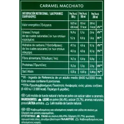 Valor energético caramel Macchiato STARBUCKS Dolce Gusto