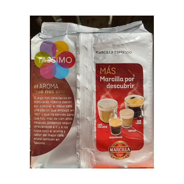 Espresso Marcilla Tassimo 16 servicios