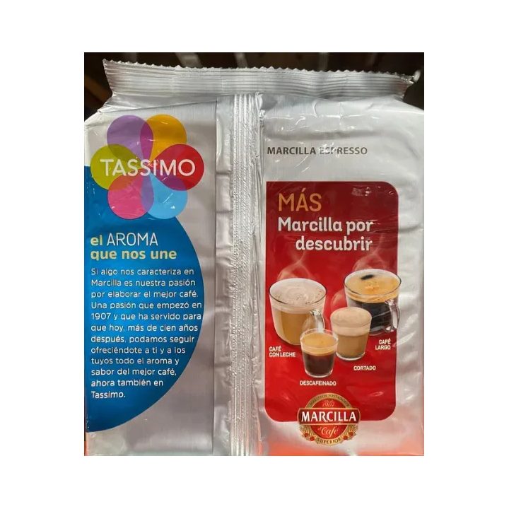 Descafeinado Marcilla Tassimo 16 cápsulas de café